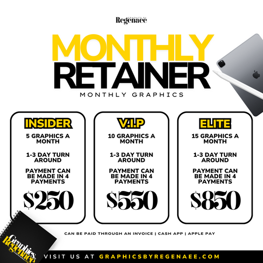 Retainer Bundle Example PACKAGES – Lornaé Creative Studio