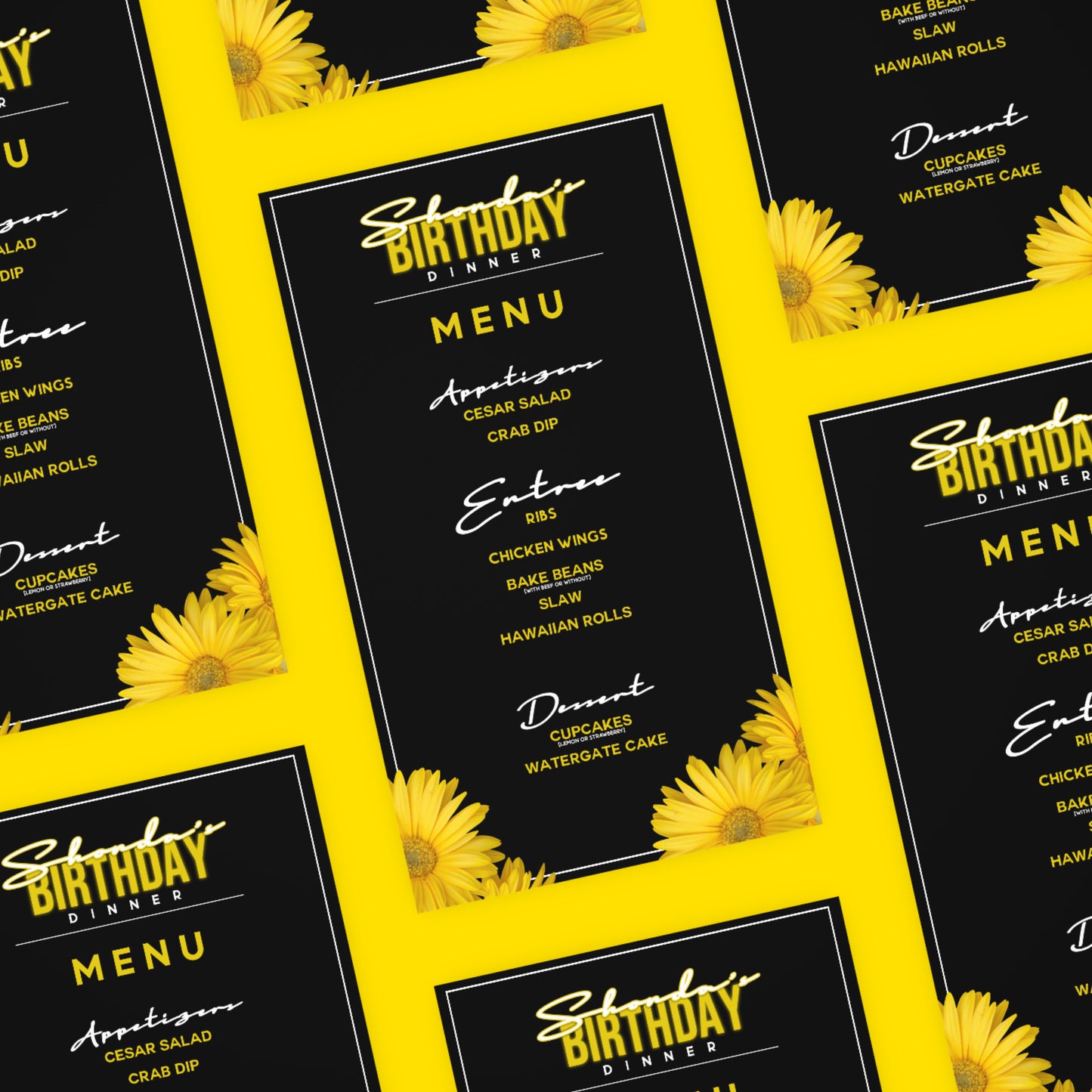 Menu Design